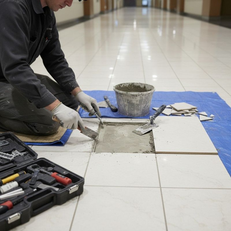 Local Mosaic Tile Repair pros at work